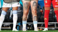 Jogadora da Argentina na Copa chama atenção com tatuagem de Cristiano Ronaldo