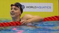 Nadadora Katie Ledecky conquista 16º título e ultrapassa marca de Michael Phelps