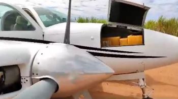 Aeronave teria partido do Paraguai e, ao entrar em território brasileiro, passou a ser monitorada pelo Grupo Especial de Fronteira, no Mato Grosso
