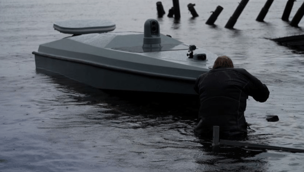 O mais recente drone marítimo da Ucrânia.
