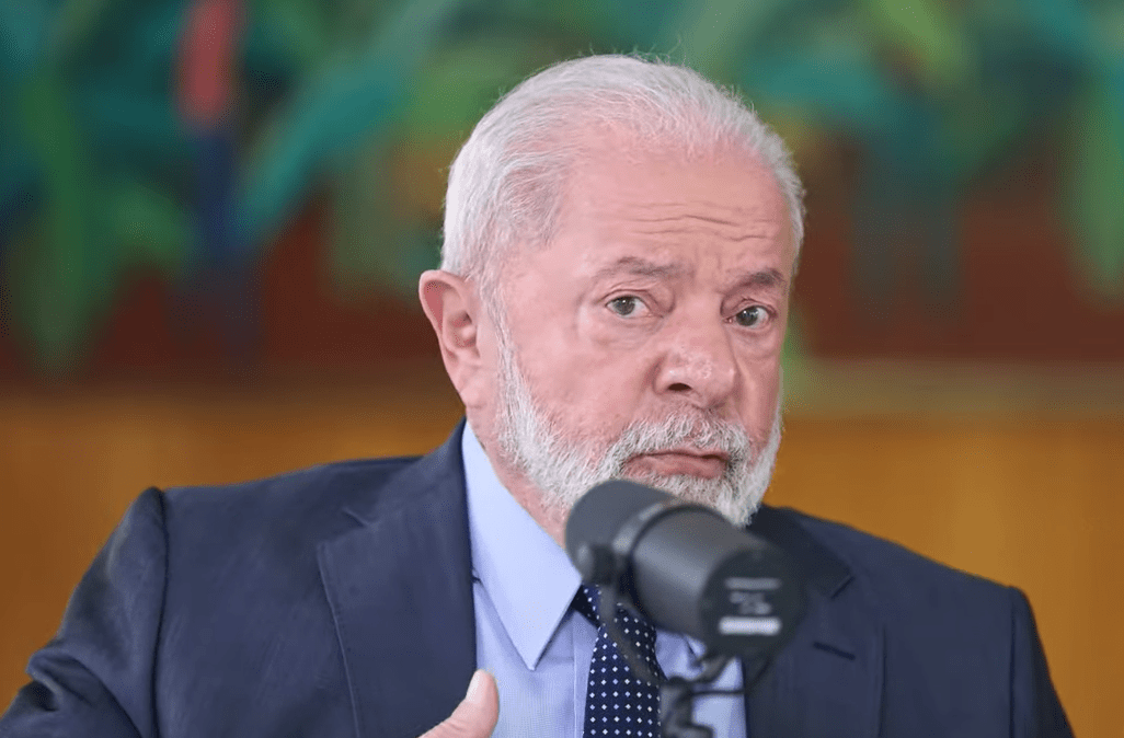 Lula durante a "Conversa com o Presidente"