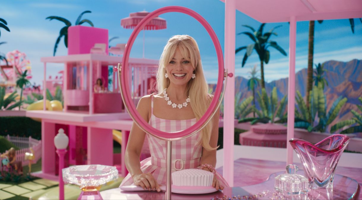 Margot Robbie em "Barbie"