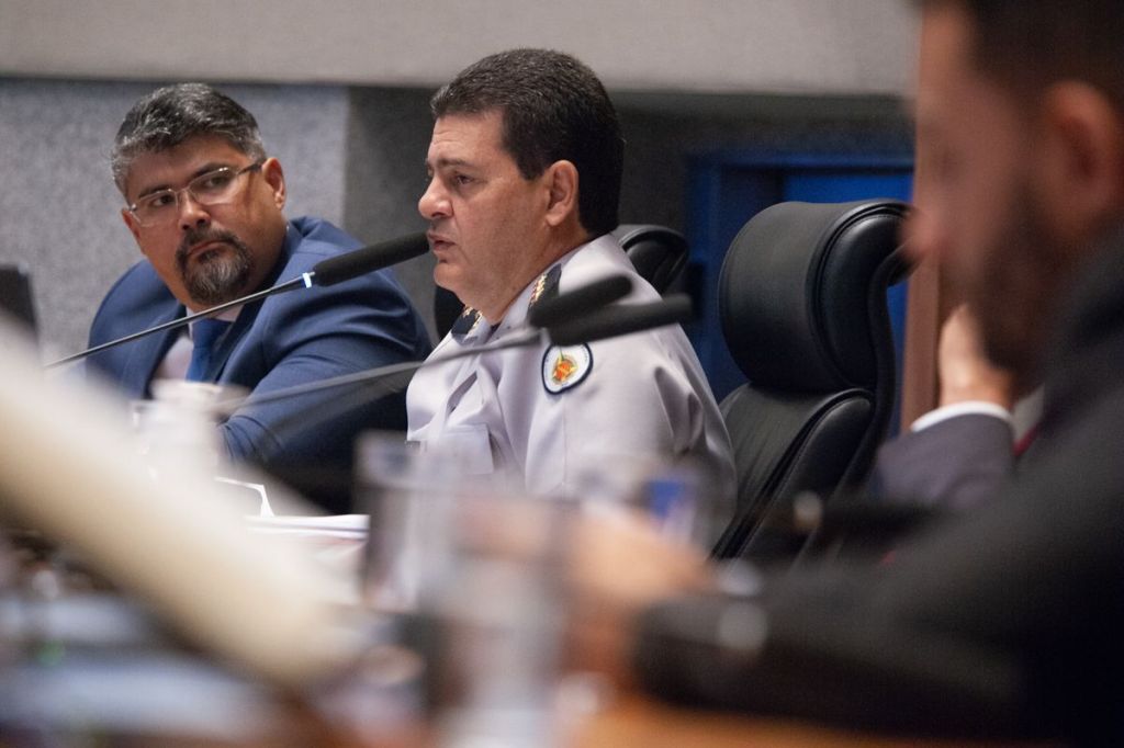 Coronel Marcelo Casimiro Vasconcelos Rodrigues em depoimento à CPI dos Atos Antidemocráticos da Câmara do DF.