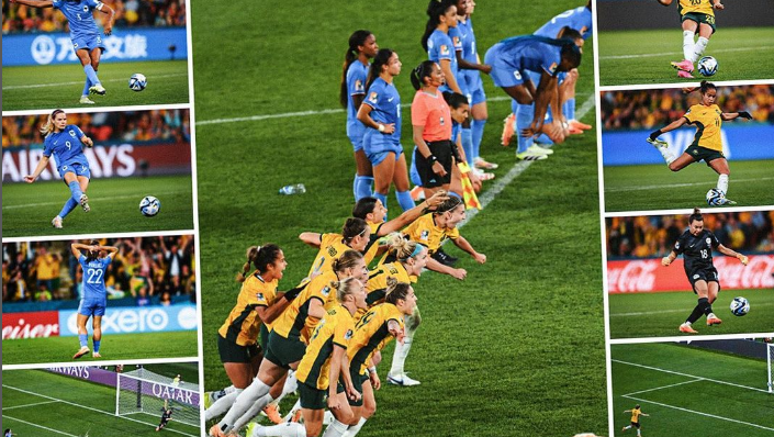 Austrália se classificou nos pênaltis contra a França nas quartas de final da Copa do Mundo Feminina