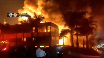 Corpo de Bombeiros informou que, até o momento, não há vítimas no caso