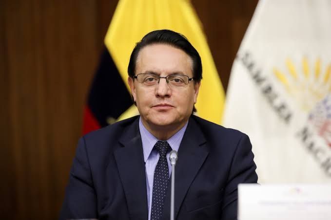 O candidato à presidência do Equador Fernando Villavicencio, assassinado em Quito