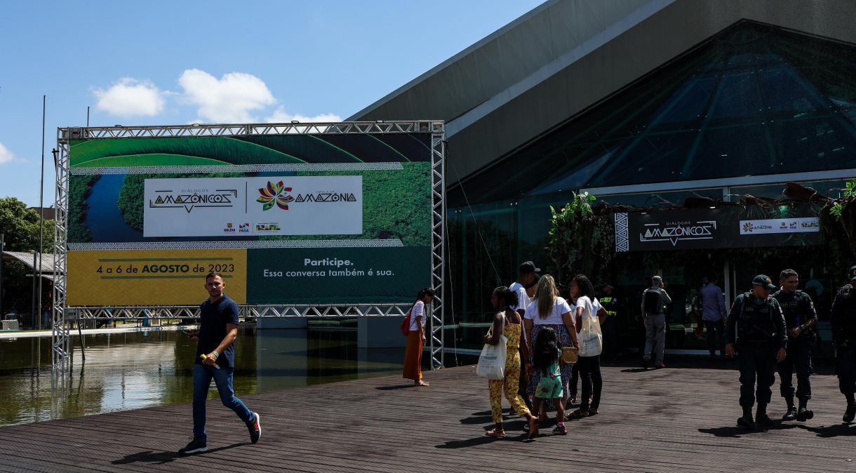 Local onde será realizada a Cúpula da Amazônia, em Belém (PA)