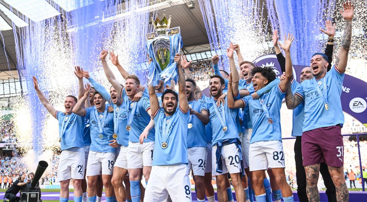Manchester City foi o campeão da Premier League da temporada 2022/23