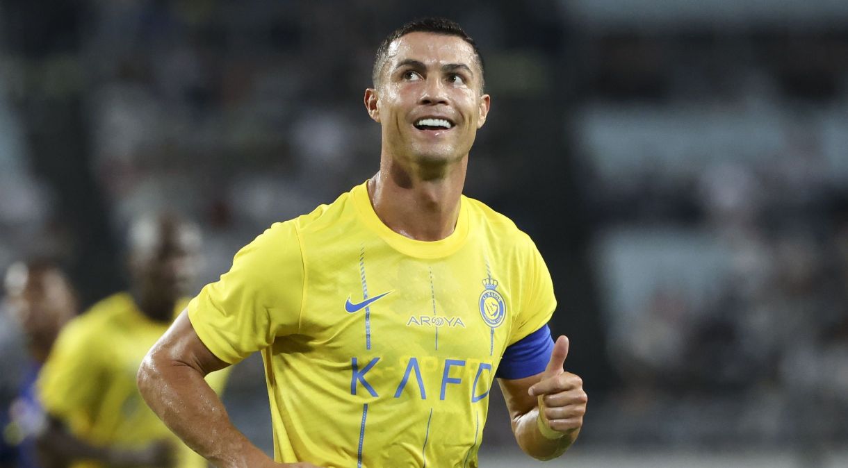 Cristiano Ronaldo em jogo do Al-Nassr
