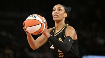 A'ja Wilson, do Las Vegas Aces, fez partida quase perfeita contra o Atlanta Dream; veja imagens da exibição da ala-pivô