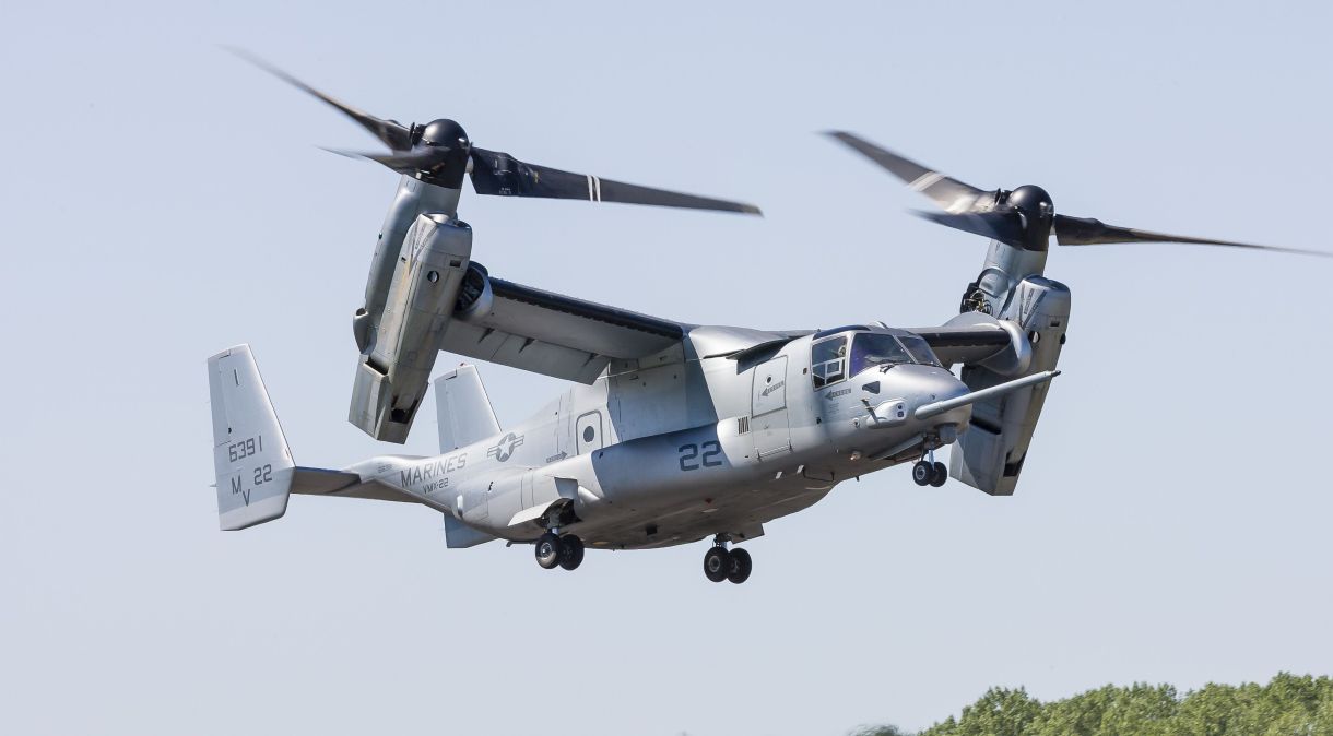 Helicóptero Osprey v-22 levava cerca de 20 fuzileiros navais dos EUA em exercício na Austrália