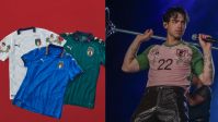 Refugiada iraquiana conquista o mundo da moda com camisetas de futebol bordadas