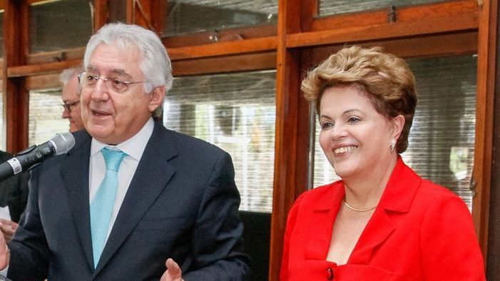 Dilma e Afif, durante o mandato da petista