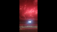 Atlético-MG faz queima de fogos na Arena MRV em homenagem a título de 1937; veja