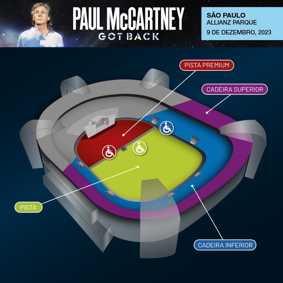 Paul McCartney anuncia cinco shows no Brasil entre novembro e dezembro; veja o mapa de ingressos para São Paulo