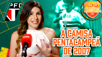 Essa tem história: a camisa do São Paulo que conquistou o penta no Brasileirão de 2007