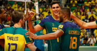 Brasil atropela o Chile e continua invicto no Sul-Americano Masculino de Vôlei