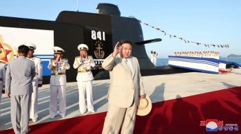 Kim Jong Un deseja expandir o potencial nuclear das forças navais norte-coreanas