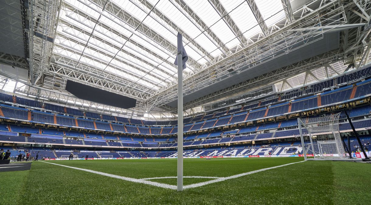 Santiago Bernabéu, campo do Real Madrid, deve receber a final da Copa do Mundo de 2030