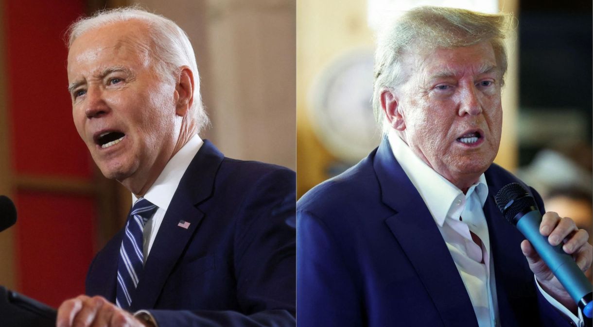 Joe Biden e Donald Trump visitam a fronteira sul dos EUA nesta quinta-feira (29)