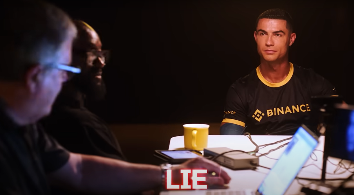 Cristiano Ronaldo enfrentou o detector de mentiras e respondeu sobre diversos temas