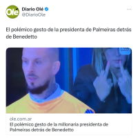 Olé se retrata após cair em fake news sobre Leila Pereira, presidente do Palmeiras