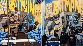 Batsinal será projetado em dois lugares e um novo mural do herói foi inaugurado no Beco do Batman, na Vila Madalena