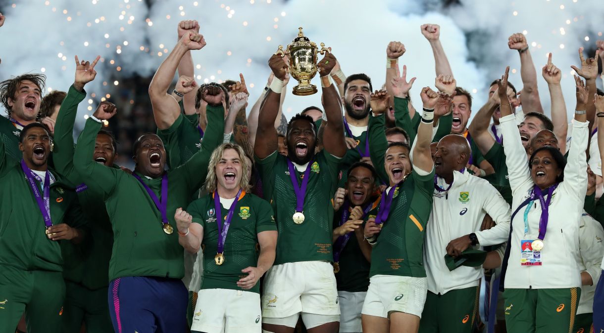 África do Sul é a atual campeã, após vencer a Inglaterra em 2019