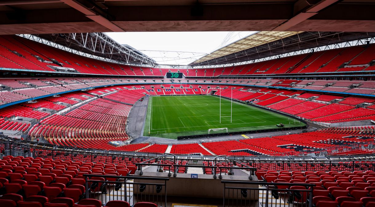 Estádio de Wembley, em Londres, receberá a final da Champions League 2023/2024