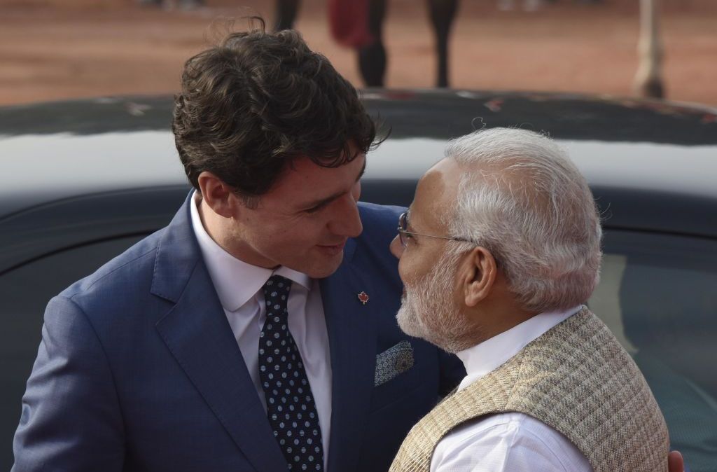 Justin Trudeau, primeiro-ministro do Canadá, e Narendra Modi, primeiro-ministro da Índia enfrentam tensões diplomáticas