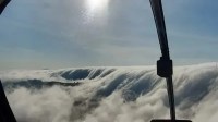 Meteorologista explica o que provocou “cachoeira de nuvens” em Minas Gerais