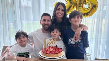 Mateo, filho do meio de Messi com Antonella Roccuzzo, gosta de provocar o irmão mais velho, Thiago