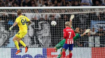 Ivan Provedel empatou o jogo contra o Atlético de Madrid, de cabeça, aos 49 minutos do segundo tempo