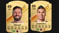 “Novo Fifa”: Alisson e Casemiro são os melhores brasileiros da Premier League; veja lista