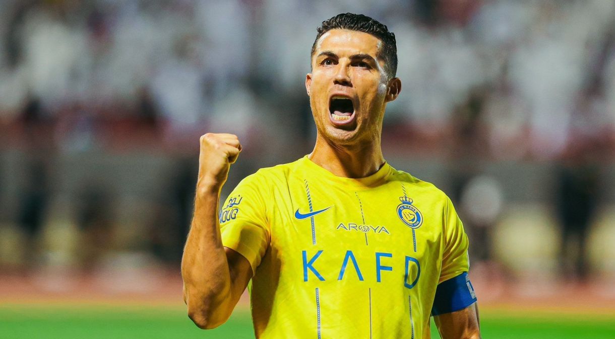 Cristiano Ronaldo durante jogo do Al-Nassr