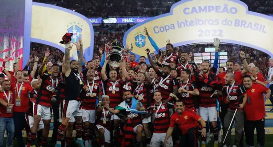 Flamengo foi campeão da Copa do Brasil em 2022.