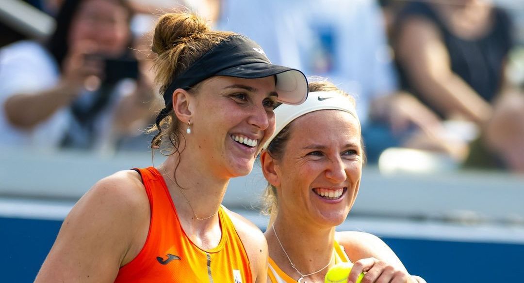 Bia Haddad Maia e a Victoria Azarenka no US Open 2023