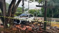 Jemerson, zagueiro do Atlético-MG, sofre acidente de carro na grande Belo Horizonte