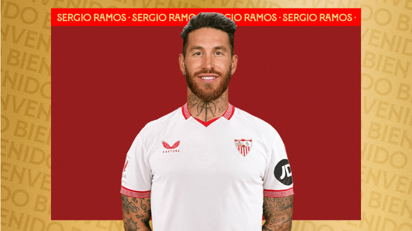 Sérgio Ramos é apresentado no Sevilla