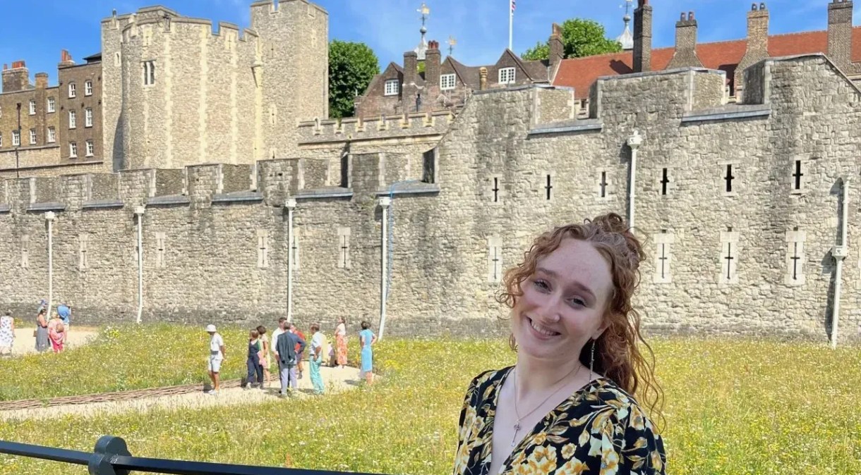 Megan Clawson morou na Torre de Londres por três anos