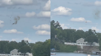 Incidente que viralizou aconteceu durante o 25º Thunder Over Michigan, um dos principais shows aéreos dos EUA