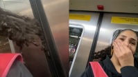 Vídeo: Jovem fica presa em metrô de São Paulo após prender o cabelo na porta do vagão