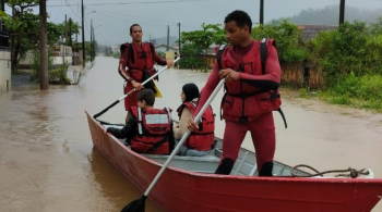 Mais altos volumes se deram entre metade norte gaúcha e território catarinense; alguns pontos ficaram entre 150 mm e 200 mm