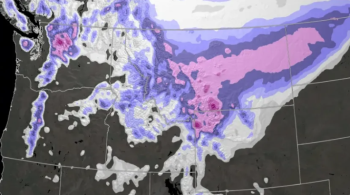 Previsão é que uma onda de ar frio e uma umidade intensa se espalhe da cidade de Washington e estado de Oregon até o município de Montana, antes que uma forte tempestade atinja o noroeste dos EUA