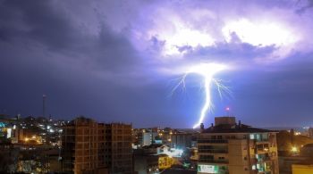 Segundo o Climatempo, cidade de Santan do Livramento foi a que mais recebeu descargas elétricas: quase 65 mil
