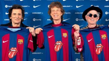 Barça vai usar camisa com logo dos Rolling Stones no primeiro El Clásico da temporada, pelo Campeonato Espanhol