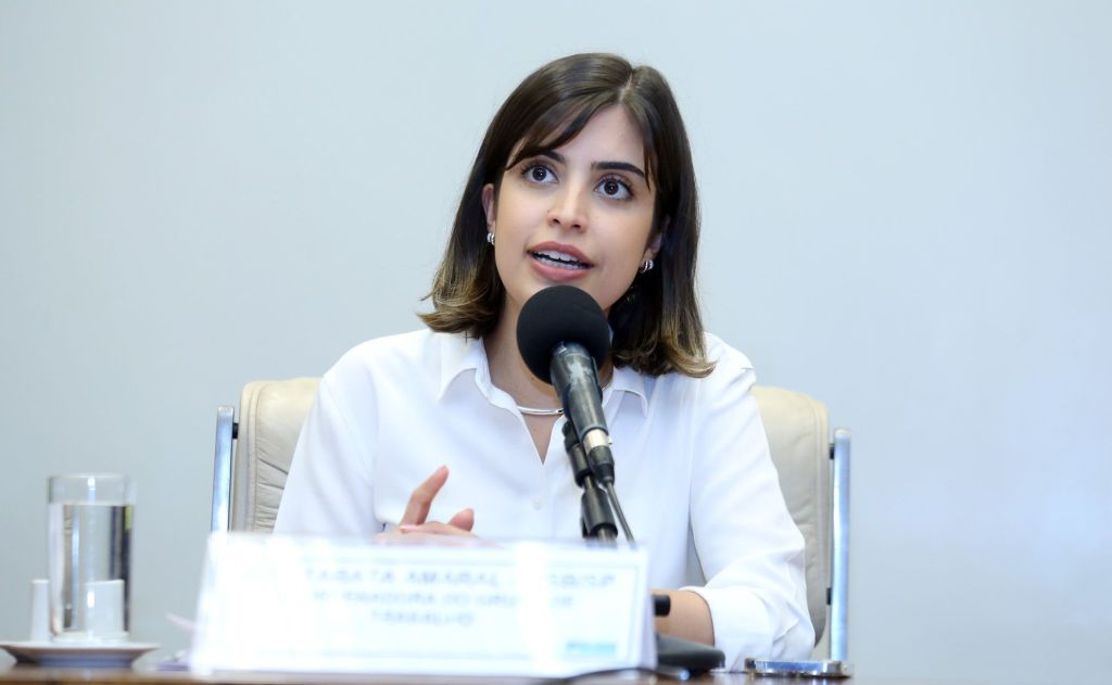 A deputada Tabata Amaral (PSB-SP), pré-candidata à Prefeitura de São Paulo