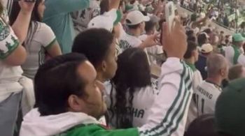 Presidente do clube foi alvo da torcida no Allianz Parque