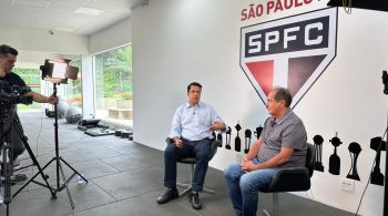 Coordenador técnico do Tricolor Paulista foi o entrevistado de João Vítor Xavier no CNN Esportes S/A