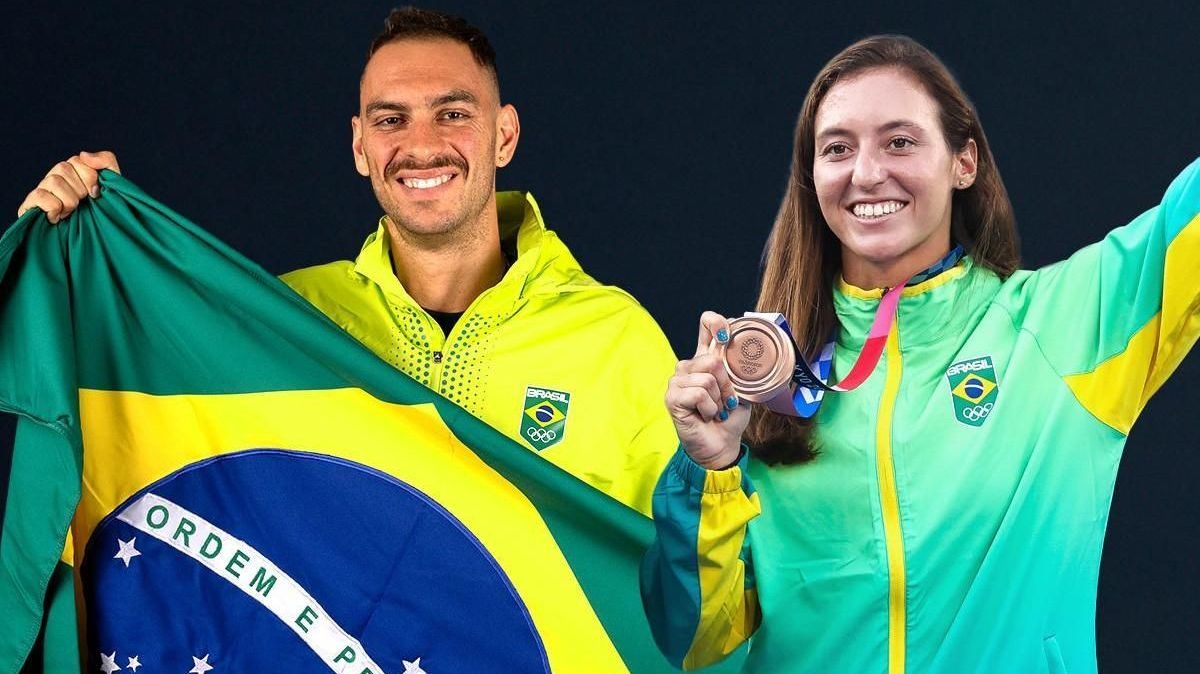 Fernando Scheffer e Luisa Stefani serão os porta-bandeiras do Time Brasil na abertura dos Jogos Pan-Americanos de Santiago